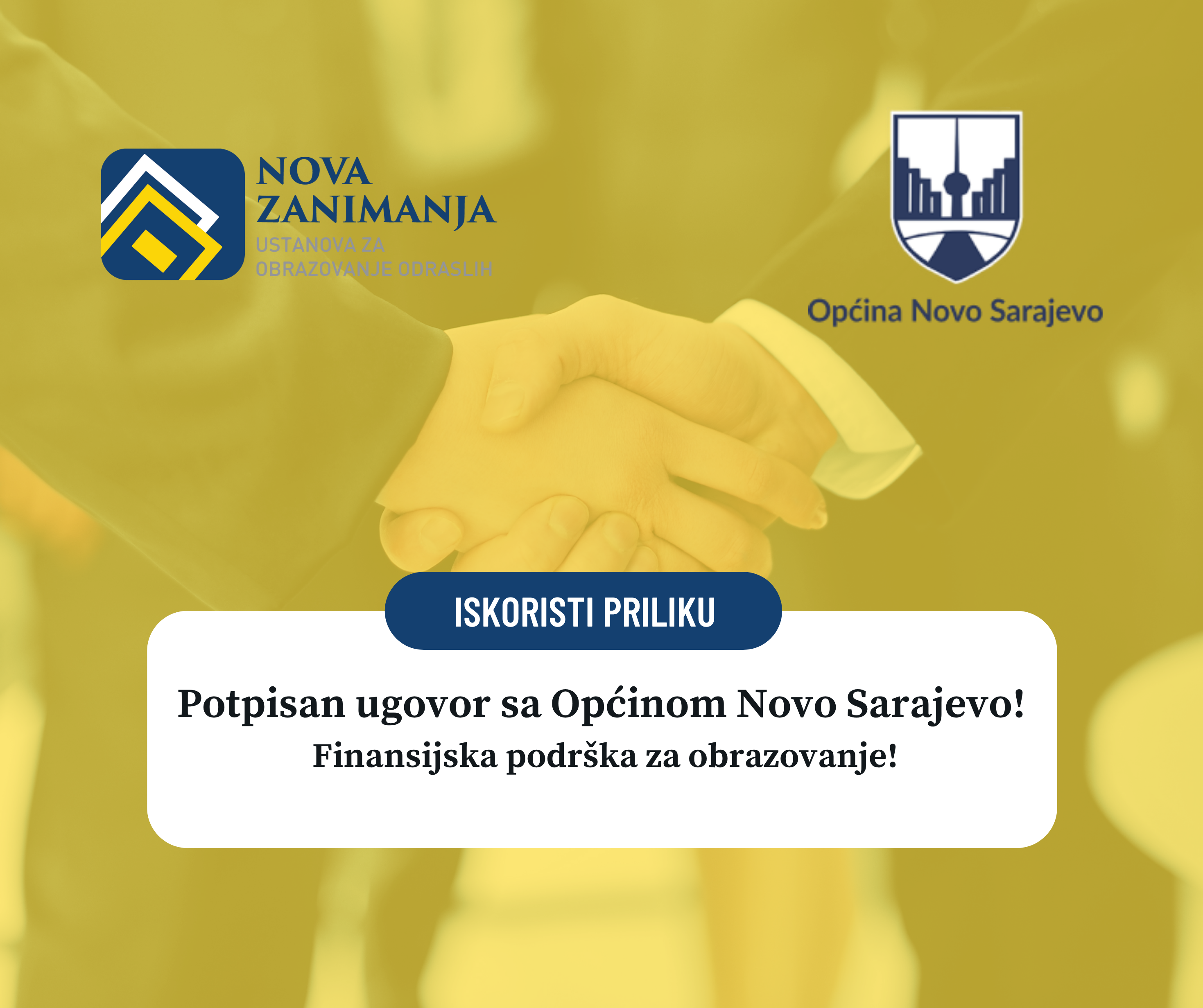 Općina Novo Sarajevo sufinansira vašu prekvalifikaciju! (1)