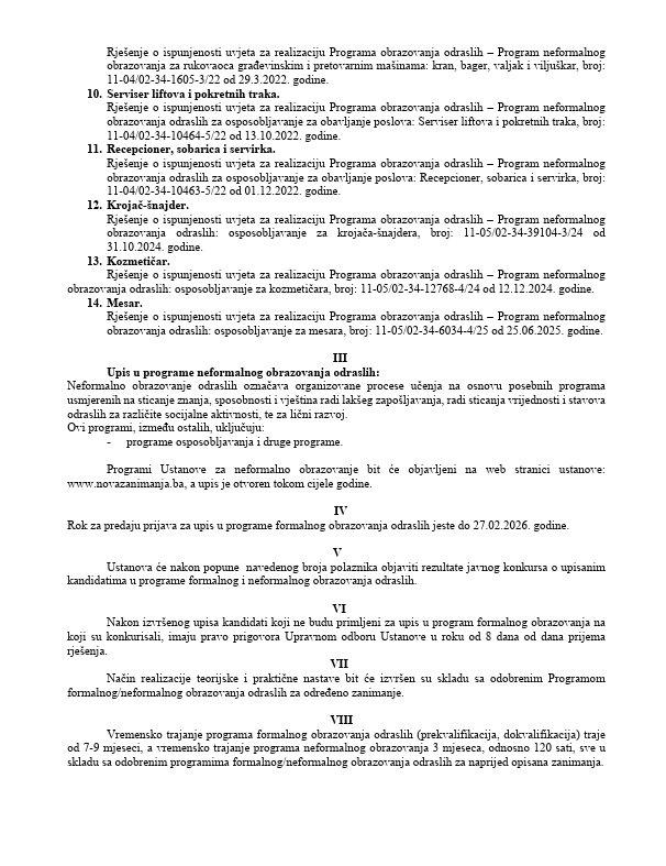 JAVNI POZIV 4